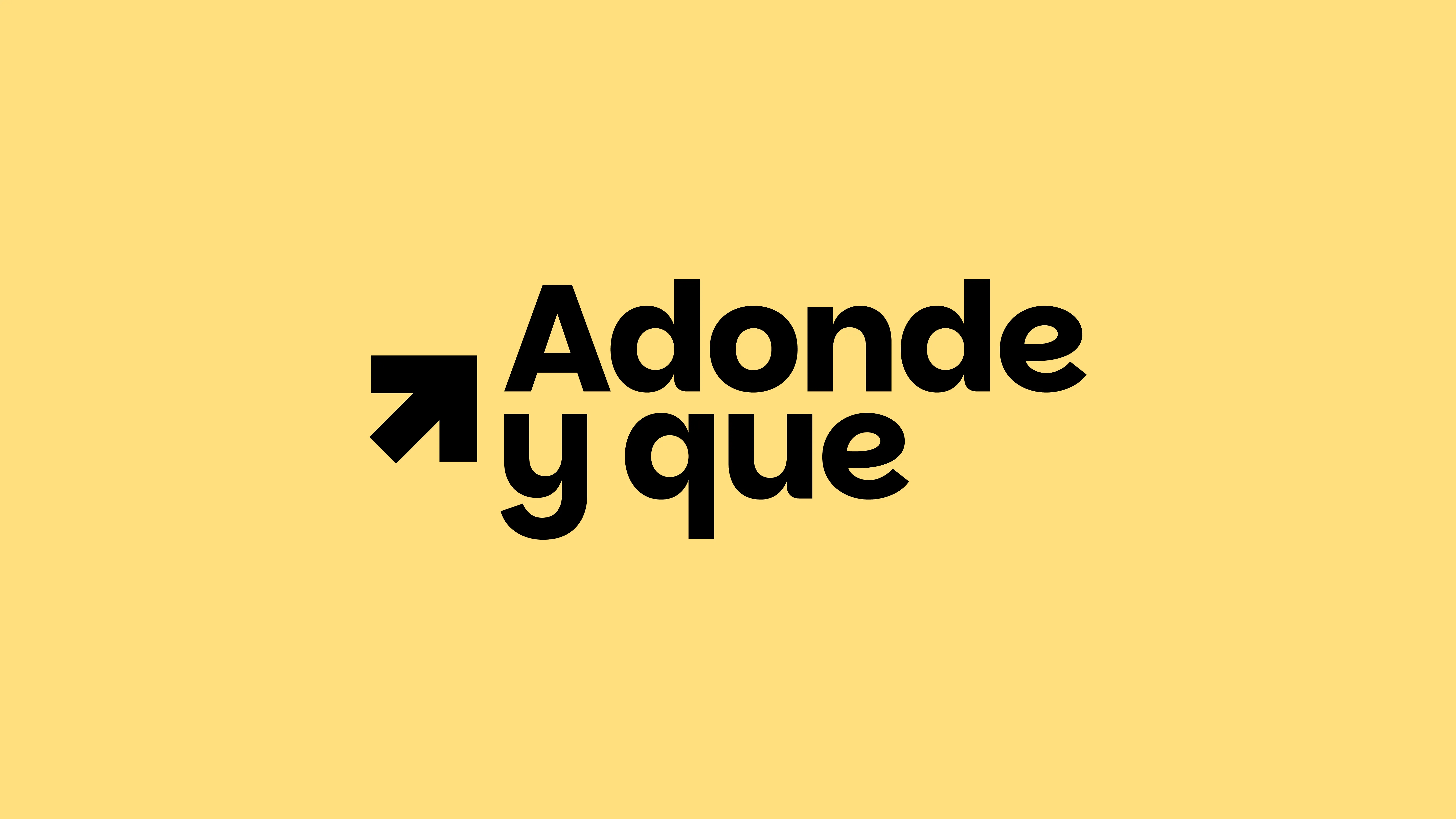 Adonde y que ® logo 2